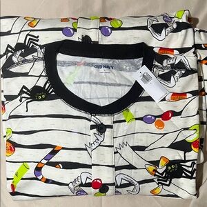 Old Navy Striped Halloween Pajama Set